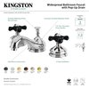 Kingston Brass KS1162PKX Duchess Widespread Bathroom Faucet W/ Brass Pop-Up, Brass KS1162PKX